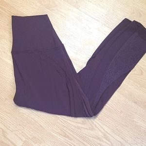 Lululemon Bordeaux Drama High Rise Crops